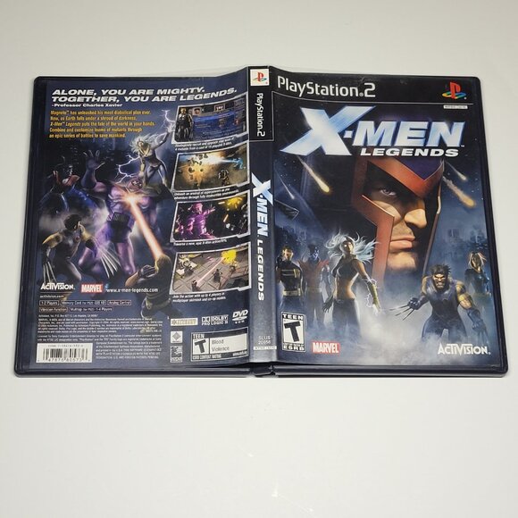 X-Men Legends Playstation 2 PS2 complete cib video game - Picture 1 of 2